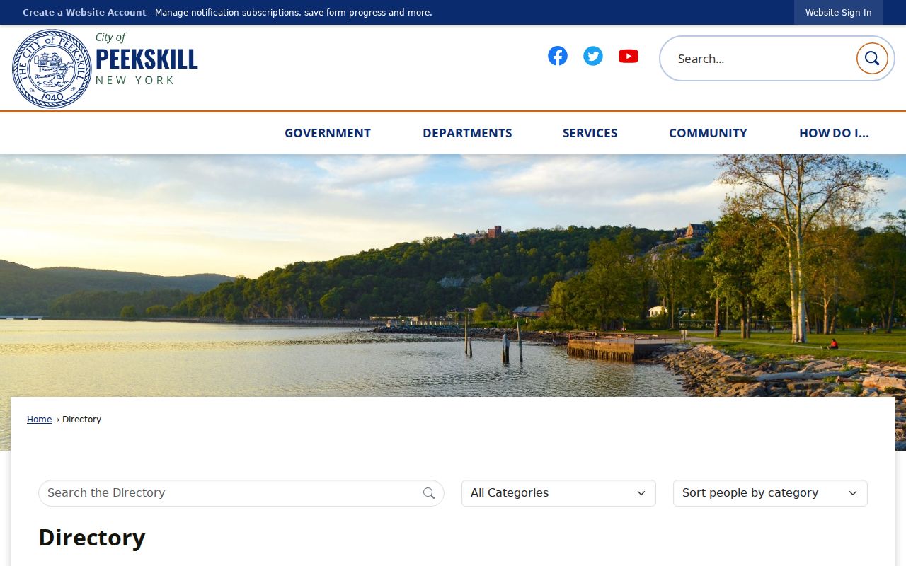 Peekskill neighbors city staff directory contact resource