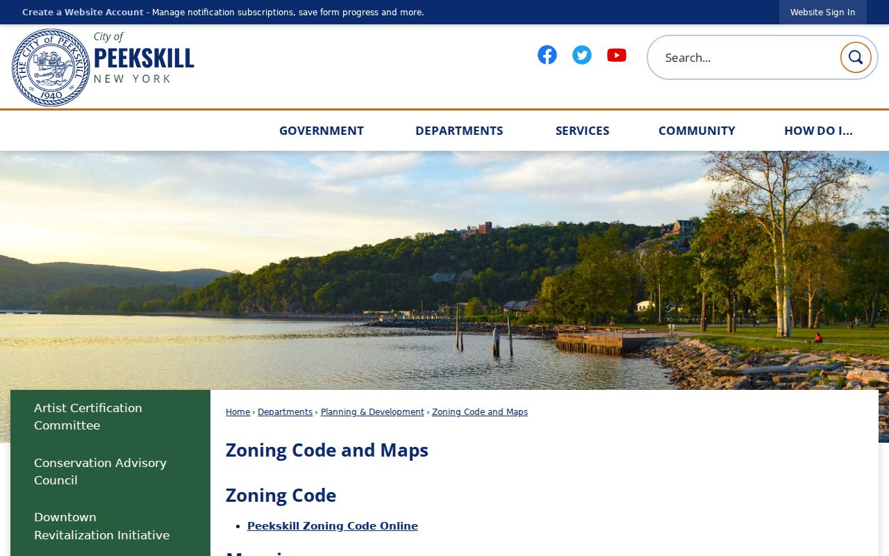 Peekskill neighbors zoning and parcel map resources